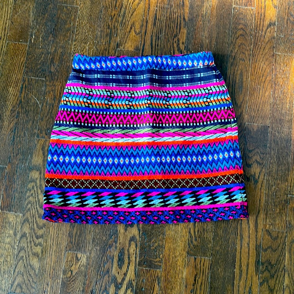 TOPSHOP Knit Skirt with zipper in back